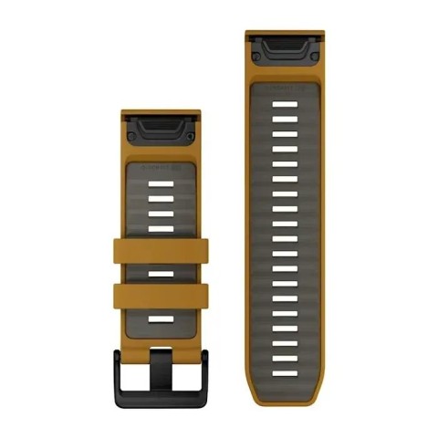 Ремінці для годинника Garmin QuickFit 26 силіконові осінь/гравійно-сірі