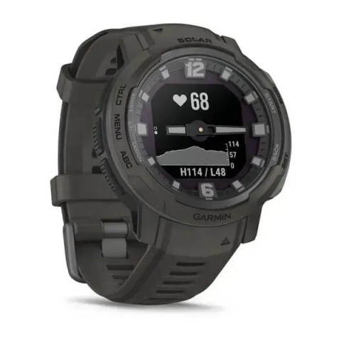 Смарт-годинник Garmin Instinct Crossover Solar графітовий