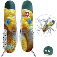 Ніж Victorinox Mountaineer Animal 91мм,18функ,черв ,Змій