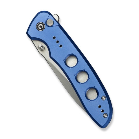 Ніж складаний туристичний Civivi Hyperpulse, (8.9 см) 14C28N / Aluminum синій