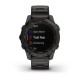 Смарт-часы Garmin fenix 7 Sapphire Solar карбоново-серые титановые DLC с титановим вентилируемым браслетом