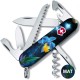 Складаний ніж Victorinox CAMPER DESIGN Блакитно-жовтий ірис