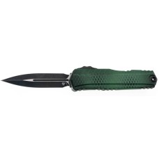 Нож Microtech Cypher II D/E Black Blade X-51 Handle Green