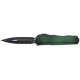 Нож Microtech Cypher II D/E Black Blade X-51 Handle Green