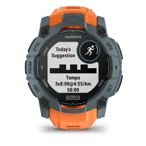 Смарт-годинник Garmin Instinct 3 (50 мм) Solar сутінковий/сонячний