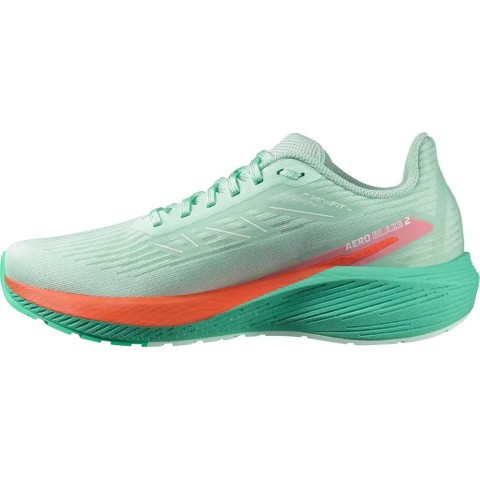 Кросівки Salomon outdoor AERO BLAZE 2 W 4.5 Bay/Cherry Tomato/Electric Green