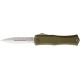 Нож Microtech Hera II Mini D/E Stonewash, полусеррейтор od green