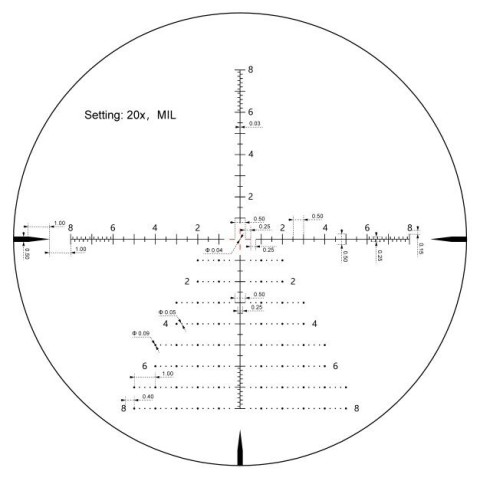 Оптичний приціл Vector Optics Taurus 3-24x56 (34 мм) illum. SFP ED