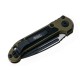 Ніж Microtech L.U.D.T S/E Gen III.,  чорний клинок, напівсеррейтор, руків'я  OD green