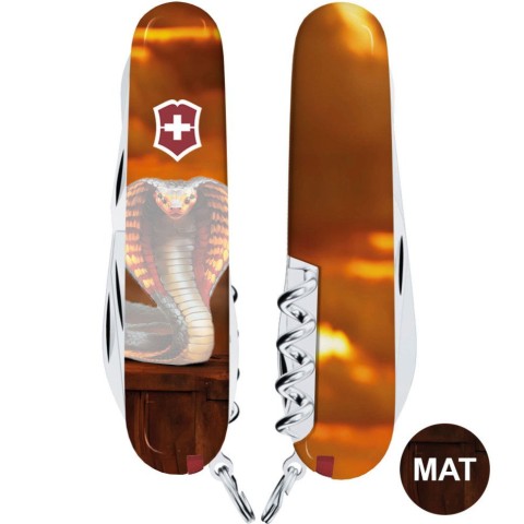 Ніж Victorinox Climber Zodiac 91мм,14функ ,Полум'яна кобра
