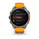 Смарт-годинник Garmin fenix 8 AMOLED (47 мм) Sapphire титан помаранчевий/графіт