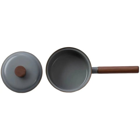 Кастрюля Barebones Saucepan/Enamel slate grey