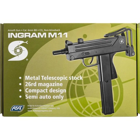 Пистолет-пулемет страйк. ASG COBRAY INGRAM M11 CO2 6