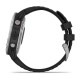 Смарт-годинник Garmin fenix 6 сріблястий з чорним ремінцем