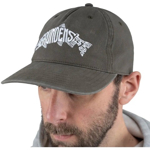 Кепка Grundens Eat Your Words RX Trucker Loden Salmon Graphic