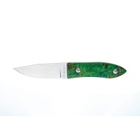 Ніж Maserin AM-22, 14C28N, зелений буковий кап