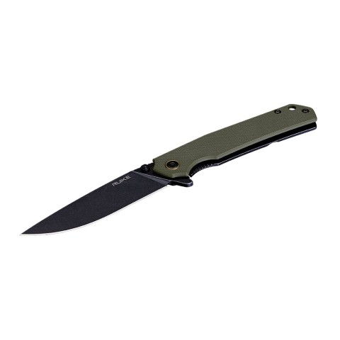Ніж складаний туристичний Ruike P801-G, (8.6 см) 14C28N / G10 оливковий