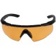 Очки защитные Wiley X Saber Advanced, 2 линзы (Grey/Rust) ц:black