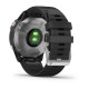 Смарт-часы Garmin fenix 6 серебристые с черным ремешком