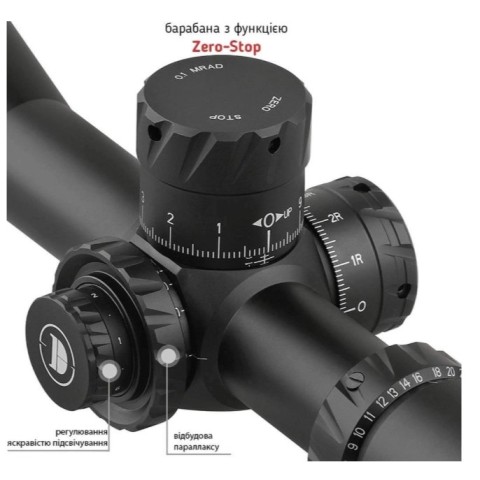Оптический прицел Discovery Optics HD GEN2 4-24x50 SFIR FFP Zero-Stop (34 мм, подсветка)