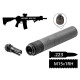 Модульний глушник з швидкоз'ємом AFTactical S441 SLA FH, .223 (5.56мм), 15x1RH Haenel MK556