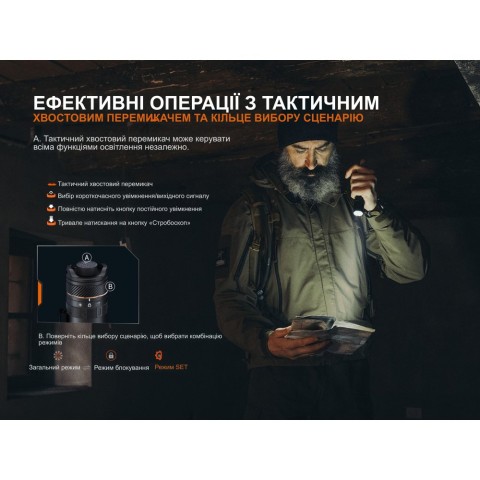 Ліхтар тактичний Fenix PD45R ACE