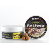 Бойли Baitex пилящі Flat & Feeder Halibut 10 мм (45 шт)