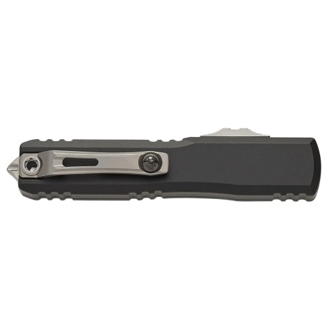 Нож Microtech Ultratech GEN IV D/E Stonewash, полуссерейтор black