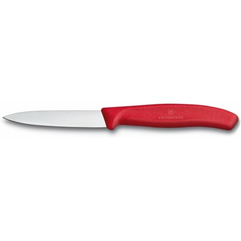 Набір кухонний Victorinox SwissClassic Paring Set 3шт з черв. ручкою (2 ножа, овочечистка Rapid) у подар.упак.