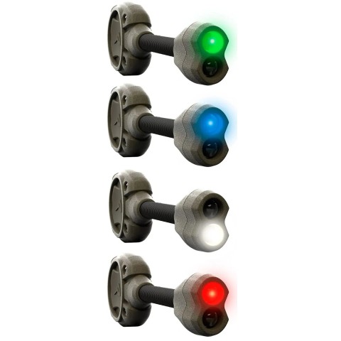 Фонарь на шлем Princeton Tec Switch RGB / White 10 lm Olive