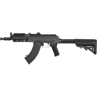 Страйкбольная винтовка LCT АКС-74У AEG 6 мм тактический обвес и приклад М-серии