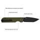 Нож CJRB Nova Black Blade AR-RPM9, G10 ц:green