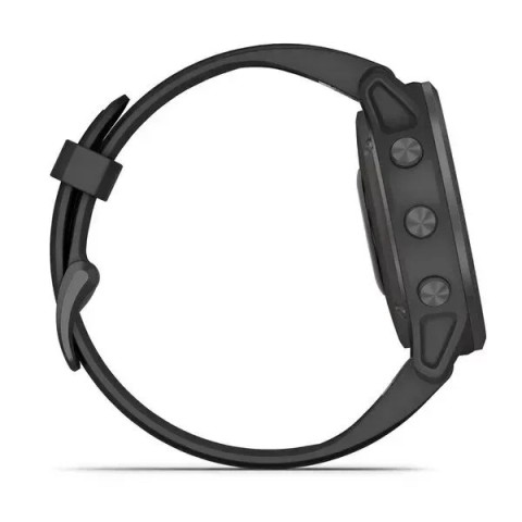 Смарт-годинник Garmin fenix 6S Pro Sapphire сірий DLC з чорним ремінцем