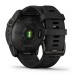 Смарт-годинник Garmin fenix 7X Sapphire Solar карбоново-сірий титановий DLC з чорним ремінцем