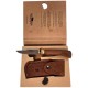 Нож Old Bear Gift Box - Classic M, sheath in leather ц:walnut