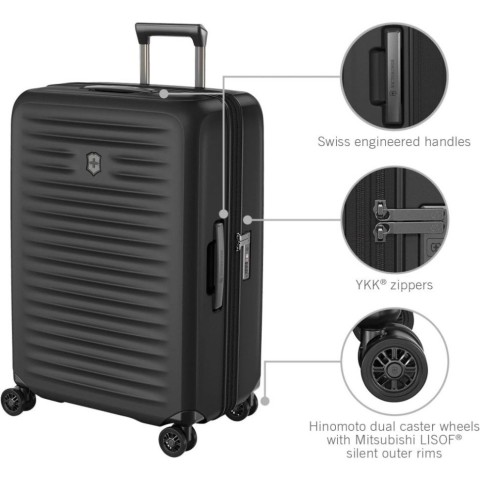 Валіза Victorinox AIROX Advanced Black Середня