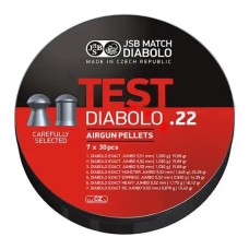 Пули пневматические JSB Exact Test 1,03 /1,64/0,93/1,17/0,87 г 5,5 мм 210 шт/уп
