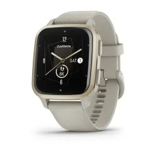 Смарт-часы Garmin Venu Sq 2 Music Edition французский серый с кремово-золотистым безелем