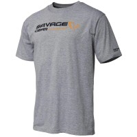 Футболка Savage Gear Signature Logo T-Shirt S Grey Melange