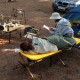 Матрац туристичний надувний одномісний Naturehike CNH22DZ018, надлегкий, 183x64x7 см, зелений, для туризму із мішком для надування