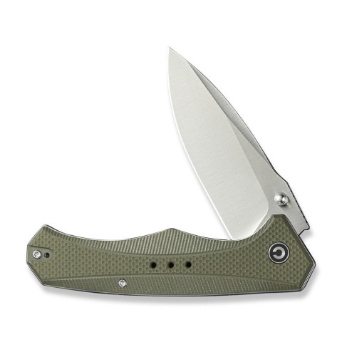 Ніж складаний туристичний Civivi Photonix, (9.4 см) 14C28N / G10 темно-зелений