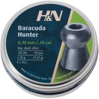 Пули пневм H&N Baracuda Hunter 6,35 мм , 1,78 г, 150 шт/уп.