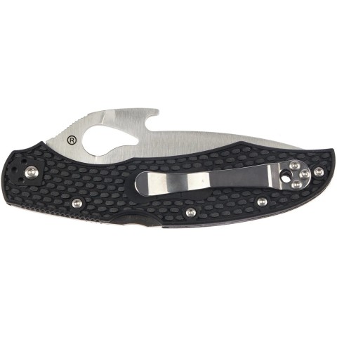 Нож Spyderco Byrd Cara Cara 2 Emerson, 8Cr13MoV, FRN, полусеррейтор ц:black