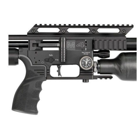 Пневматична редукторна гвинтівка FX Airgun M4 Compact Black .177 кал