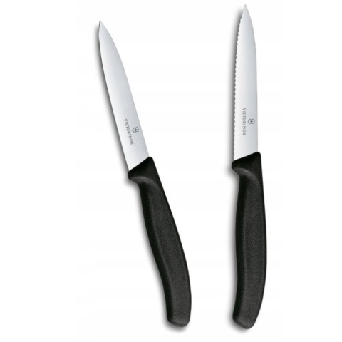 Набір ножів для чищення овочів Victorinox Swiss Classic 2 ножа чорн 6.7793.2