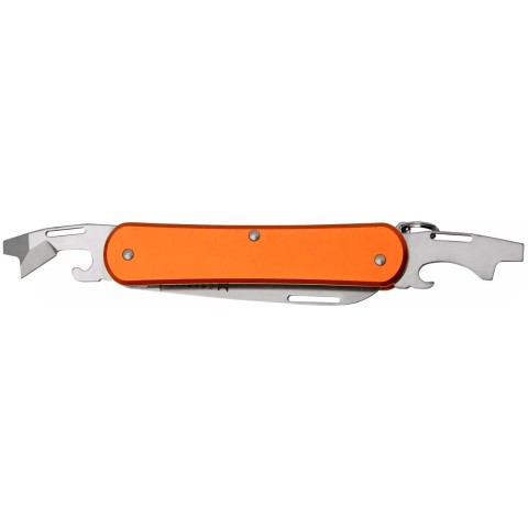 Нож многофункционал. Fox Vulpis Aluminium, 3 инструмента ц:orange