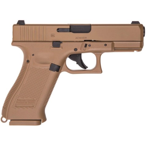 Пневматичний пістолет Umarex Glock 19X TAN Blowback кал.4,5мм (з затворною затримкою) (5.8367 )