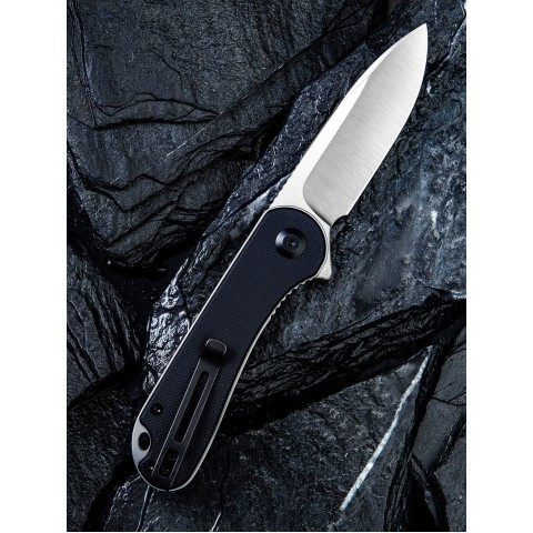 Ніж складаний кишеньковий Civivi Elementum, (7.5 см) D2 / G10 чорний