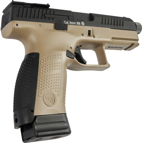 Пистолет страйкбольный ASG CZ P-10C OR-OT Dual-Tone. Blowback. CO2 кал. 6 мм Black/fde