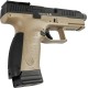 Пистолет страйкбольный ASG CZ P-10C OR-OT Dual-Tone. Blowback. CO2 кал. 6 мм Black/fde